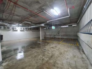 6 split levels of linemarking, concrete sealing and wheelstops in Gordon.