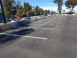 Carpark installed for Bingo at Eastern Ck.