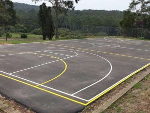 Basketball and Netball at Minmi Public School.