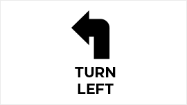 Turn left stencils