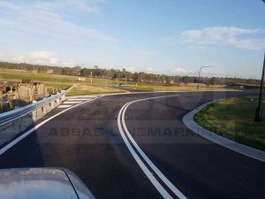 Box Hill New Estate Road Marking