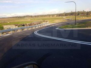 Box Hill New Estate Road Marking